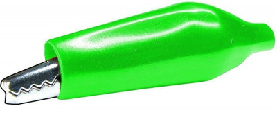 Clema crocodil, 38x10 mm, verde - 122715 foto