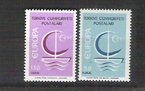 Turkey 1966 Europa CEPT, MNH AC.087 foto