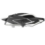 HOMCOM Ventilator de tavan cu lumină și telecomandă, ventilator LED de tavan cu 6 viteze, 3 temperaturi de culoare | Aosom Romania