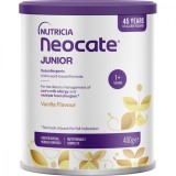 Formula hipoalergenica speciala Neocate Junior cu aroma de vanilie +12 luni, 400g, Nutricia