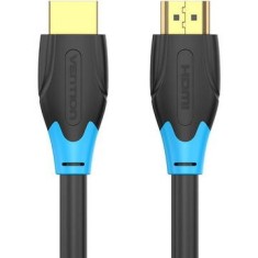Cablu video Vention, HDMI(T) la HDMI(T), 5m, rezolutie maxima 4K la 60Hz, conectori auriti, cupru, invelis PVC, negru, &amp;quot;AACBJ&amp;quot; (timbru verde 0.80lei) foto