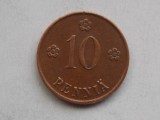 10 PENNIA 1922 FINLANDA