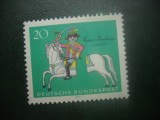 HOPCT TIMBRE MNH 904 BARONUL HYERONIMUS CF MUNCHHAUSEN 1970 - 1 VAL GERMANIA