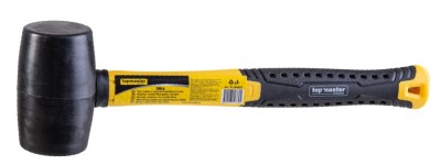Ciocan cauciucat cu coada din fibra 680g, Topmaster 240905 foto