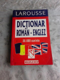 LAROUSSE, DICTIONAR ROMAN - ENGLEZ, 30000 DE CUVINTE