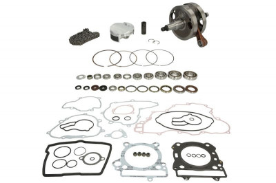 Engine repair kit. tłok STD (a set of gaskets with seals. crankshaft. gearbox bearing. piston. shaft bearing. water pump and shaft repair kit) KTM SX- foto
