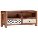 Cumpara ieftin Comoda TV, 90 x 30 x 40 cm, lemn masiv de acacia
