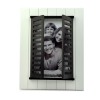 Rama Foto Lemn Window 10x15 cm, Decorativa, Stil Rustic, Alb