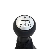 Nuca Schimbator Viteze Peugeot 307 + Husa Piele Ecologica 5+1 Trepte Negru