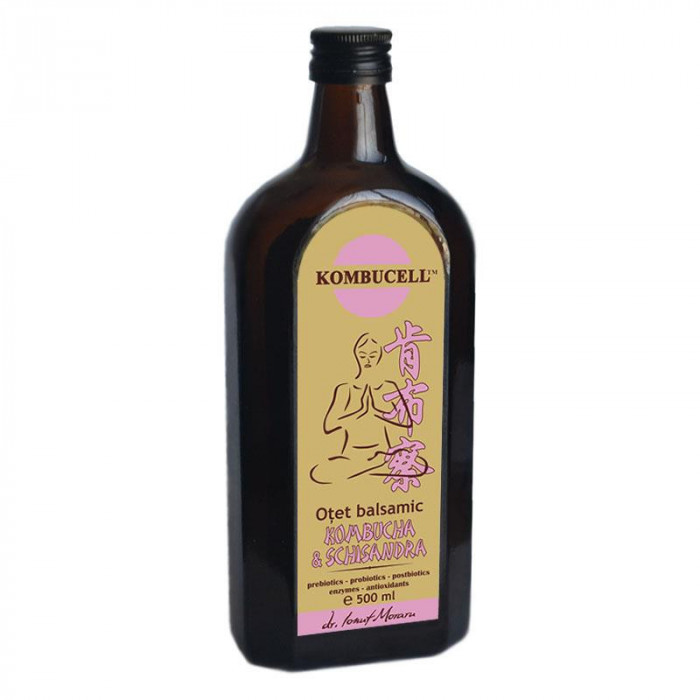 Otet Balsamic de Kombucha si Schisandra 500 mililitri Medica