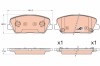 TRW GDB3582 COTEC set placute frana,frana disc