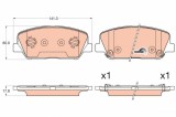 TRW GDB3582 COTEC set placute frana,frana disc
