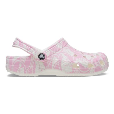 Saboti Crocs Classic Duke Print Clog Roz - Pink Tweed foto