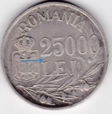 Moneda Argint Romania 25000 Lei 1946 FUM