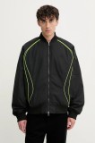 adidas Originals geacă bomber Teamgeist culoarea negru, de tranziție, oversize, JX4082