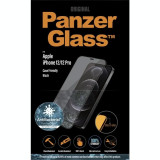 Folie Sticla Panzer pentru iPhone 12/12 Pro Negru