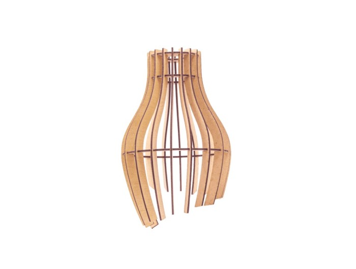Abajur Lustra din Lemn
