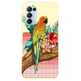 Husa compatibila cu Oppo A72 5G model A-parrot-ly Art, Silicon, TPU, Viceversa, Transparent, Carcasa