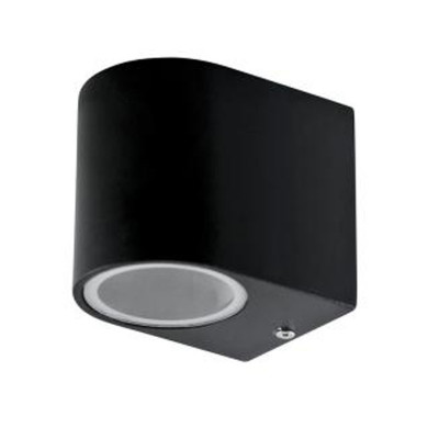 Aplica exterioara, LED GU10, 35W, orientare in jos, IP44, 8 x 9.2 x 6.6 cm, negru foto