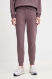 Puma pantaloni de trening culoarea violet, uni, 682467
