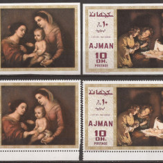 AJMAN PICTURA ( 2 serii dt. + ndt. ) MNH