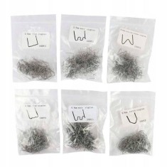 Set 600 capete pentru pistol de lipit, PAQIN, 6 Dimensiuni, Pentru plastic, Argintiu