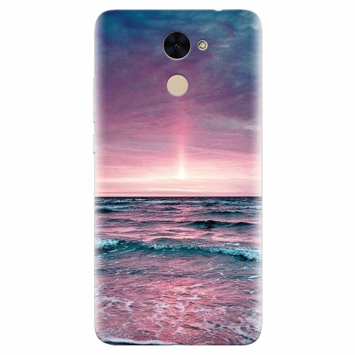 Husa silicon pentru Huawei Enjoy 7 Plus, Calm Sea