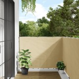 Gossi paravan de balcon, crem, 500x120 cm, pvc