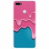 Husa silicon pentru Huawei Y6 Pro 2017, Pink Liquid Dripping