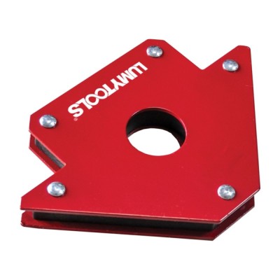 Vinclu pentru sudura, magnetic, Lumytools LT72468, 3 unghiuri 45-90-135, 20 kg foto