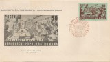 |Romania, LP 256a/1949, 23 August - Ziua Nationala, nedantelat, FDC
