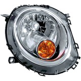Far MINI ONE/COOPER/Clubman/ Clubvan/Coupe/Roadster/CabRio, 07.2007-2015, partea Stanga, electric, tip bec H4, semnalizare portocalie, cu motoras, De
