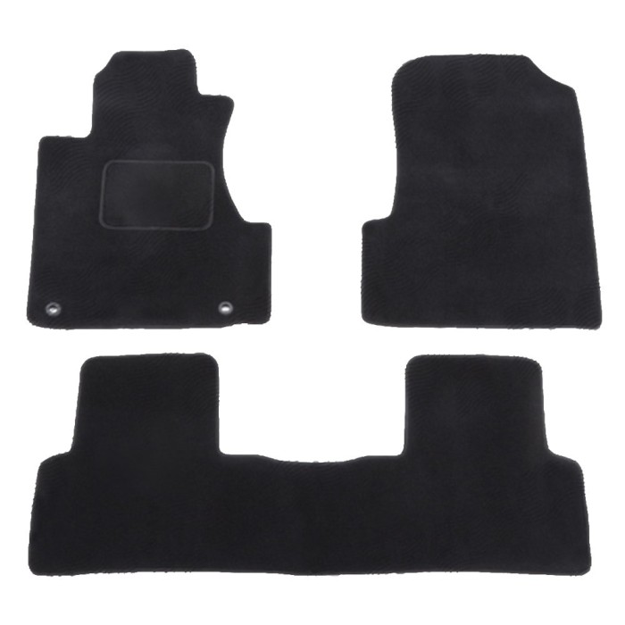Set covorase auto mocheta Velor HONDA CRV (RE), 09.2006-12.2012, negru,