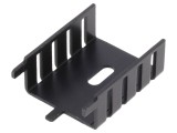 Radiator Extrudat Negru TO220 35,1x25,4x12,7mm
