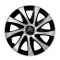 Set 4 capace roti Drift exrta Gri-Negru R15 pentru gama auto Citroen