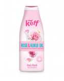 Gel de dus Keff Rose &amp; Kukui oil, 500 ml