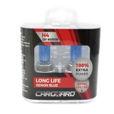 Set de 2 becuri Halogen H4 + 100% Intensitate - LONG LIFE - CARGUARD