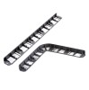 Separator gazon IB1057, plastic, negru, 5.7 cm x 8 m