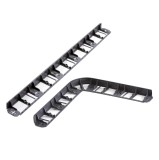 Separator gazon IB1057, plastic, negru, 5.7 cm x 8 m