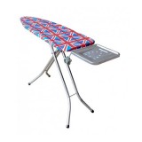 Cumpara ieftin Masa de calcat Zilan ZLN0742, 110x38 cm, inaltime reglabila, husa bumbac multicolor