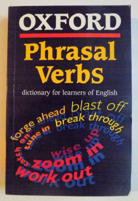 PHRASAL VERBS , DICTIONARY FOR LEARNES OF ENGLISH , 2001 foto