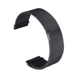 Curea tip Milanese Loop compatibila cu Huawei Watch GT 7 46mm, Telescoape QR, 22mm, Negru, Size S