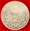 (A878) MONEDA DIN ARGINT GERMANIA - 10 MARK 1972, LIT. F, OLIMPIADA DE LA MUNCHEN, Europa