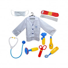 Costum doctor cu accesorii, 10 piese foto