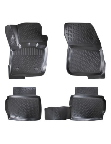 Set covorase auto din cauciuc tip tavita pentru Ford Mondeo V 2014-
