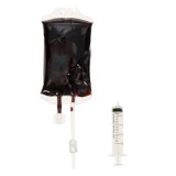 Set Decor Halloween, Model Pungă Cu S&acirc;nge Fals, Seringă Din Plastic, Capacitate 200g