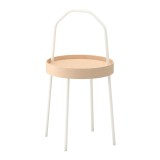 Noptiera Alba All Around 38cm, Maner Metalic, Multifunctionala, Mobilier Dormitor