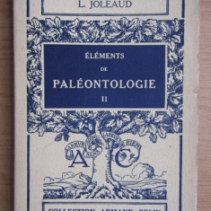 L. Joleaud - Elements de paleontologie vol II Temps Tertiaires et quaternaires