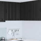 vidaXL Dulap de bucătărie Negru 57 x 57 x 80 cm Lemn compozit 885076