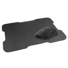 Set Mouse Gaming VARR 3200 DPI cu Mousepad Mare, 6 Butoane, USB (Negru) foto